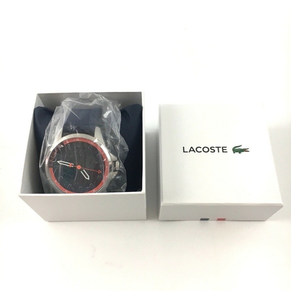 LaCoste Mens Casual Watch Blue Capbreton Silicone - Picture 3 of 8